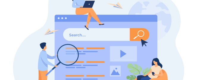 People using search box for query